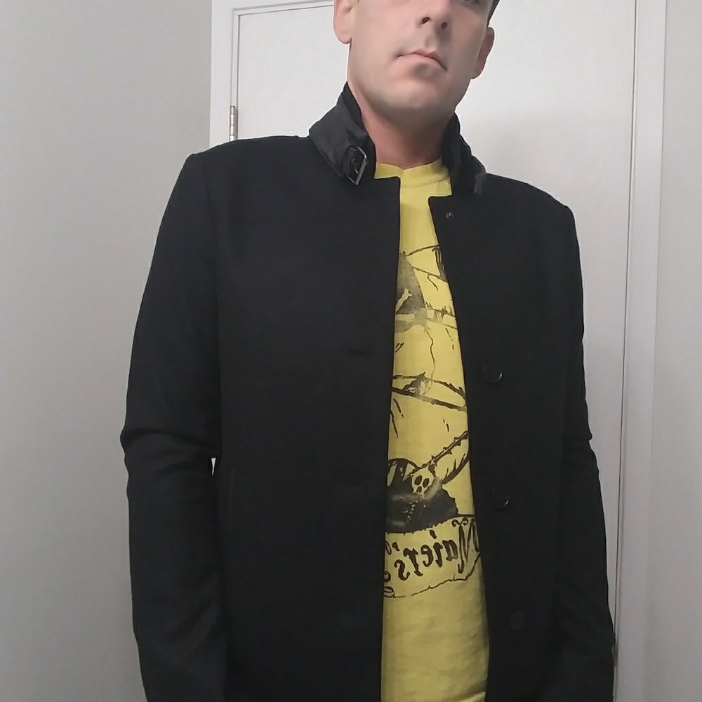 Black wool jacket by The Kooples